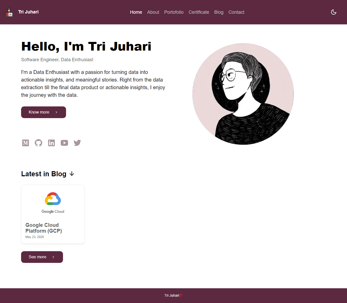 Gatsby JS + Netlify CMS Blog Portofolio - Featured image